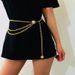European And American Metal Style Multi-layer Fringed Waist Chain Women, Stage Performance Decoration Long Shirt Dress With Accessories_ipsvogv.com