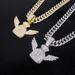 Unisex Alloy Necklace For Men Trendy Flying Wallet Wings Dollar Pendant Hip Hop Fashion Diamond Pendant_ipsvogv.com