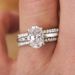 Cao Shi's Four Claw Inlaid Ring, Three Sets Of Light Luxury Design Jewelry, Elliptical Zircon Ring For Women_ipsvogv.com