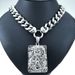 Men Women The "Chinese LONG" Pendant Chain Stainless Steel Necklace_ipsvogv.com