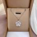 Titanium Steel 【 】 Micro Inlaid Real Gold Full Diamond Five Leaf Flower Necklace For Women's New Clavicle Chain Light 【 】_ipsvogv.com