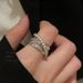 【 2312 People Collection 】 Multi Layer Zircon Open For Women, Light Luxury, Niche Design, High-end Feel, Index Finger_ipsvogv.com