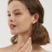 Women's Jewelry Inlaid Zircon U Shaped Earrings High End Design Temperament Fashion T Shaped Earrings Simple Earrings_ipsvogv.com