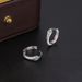 999 Sterling Silver Snake Earrings High End Ear Buckles Cool Style Temperament Earrings Trend_ipsvogv.com