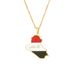 hot-selling Iraq map necklace men's and women's famous couple titanium steel necklace accessories_ipsvogv.com