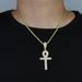 Cross Pendant Gold And Silver Punk Style Hip Hop Necklace Jewelry_ipsvogv.com