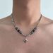 Dark Star Necklace Men's High End Niche Design Cool Titanium Steel Sweater Chain Women's Decoration Hip Hop Men's Hip Hop Trend_ipsvogv.com