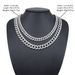 Unisex Jewelry Fashion Jewelry 10mm Thick New Full Diamond Necklace High Quality Alloy Diamond Men And Women Hip Hop Cuban Chain_ipsvogv.com