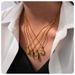 stainless steel necklace high end cross border jewelry ins zircon eight pointed star chain titanium steel necklace pendant female_ipsvogv.com