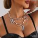 Fashion Trendy Brand Hip-hop Alloy Razor Blade Pearl Necklace Female, Personalized Pendant Necklace_ipsvogv.com