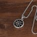 Sunflower Totem Titanium Steel Chain Men's Necklace Personality Necklace Sun God Fashion Pendant Item_ipsvogv.com