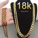 Yinchen Jewelry Temu6mm 16-30in Gold Cuban Chain Men's Necklace_ipsvogv.com