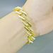 Hip Hop Trend 12mm Spacing Cuban Chain With Diamond Inlaid Bracelet For Men And Women Hiphop Gold-plated Necklace_ipsvogv.com