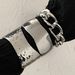 Heavy Industry Design Photosensitive Surface Spring Buckle Bracelet Punk Sweet Cool Metal Chain Bracelet_ipsvogv.com