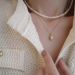 S Pure Silver Pearl Necklace Korean Blogger INS Style Fashionable And Minimalist Design Pea Collar Chain_ipsvogv.com