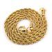 Fried Dough Twists Stainless Steel Necklace Vacuum Color Preserving Gold Personalized Fashion Men's Chain Accessories_ipsvogv.com
