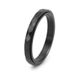Women's Jewelry 3mm Wide Very Thin Simple Titanium Steel Diamond Rotatable Ring Ins Faceted Niche Ring_ipsvogv.com