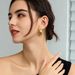 Gold-Plated Copper Classic Light Luxury High-End Simple Metal Bean Earrings For Women S Silver Needle Elegant_ipsvogv.com