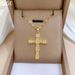 Fashionable 【 】 Cross Light Luxury Charm Gorgeous Full Diamond Necklace Women's Versatile Clavicle Titanium Steel Chain 【 】_ipsvogv.com