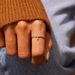 S925 Sterling Silver Ring Female Personality High End Cross Inlaid Style Ring_ipsvogv.com