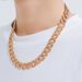 15MM Korean Pink Light Luxury Versatile Simple Men's Cuban 2022 Fashion Trend Ins Style Necklace_ipsvogv.com