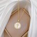 Round 【 】 Cross Luxury Charm Gorgeous Full Diamond Necklace Women's Versatile Clavicle Titanium Steel Chain 【 】_ipsvogv.com