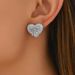 Minimally designed Korean style for female niche, light luxury, heart-shaped bow design, earrings, versatile earrings_ipsvogv.com