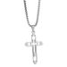 Titanium Steel Necklace With Hollowed Out Cross, Men's And Women's Trendy Hip-hop Personality Pendant, High-end Non_ipsvogv.com