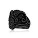 Retro goat head stainless steel ring ring men's personality domineering ram titanium steel wrench hand jewelry_ipsvogv.com