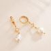 Women’s Jewelry Set Fashion Hot Sales Real Gold Brass Electroplating Simple And Fashionable Irregular Pearl Pendant Earrings Elegant Earrings_ipsvogv.com