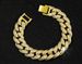New Cuban Chain Hip Hop Bubble U-shaped Men's Necklace Bracelet Rap Singer Same Style Exaggerated Jewelry_ipsvogv.com