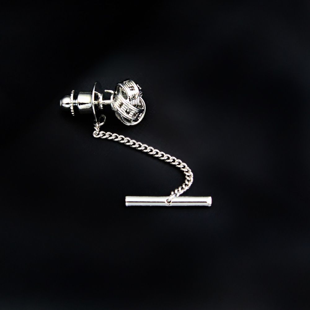 Men's Jewelry Shirt Collar Pin Pure Copper K Color Preserving High End Suit Collar Buckle Metal Braided Brooch_ipsvogv.com