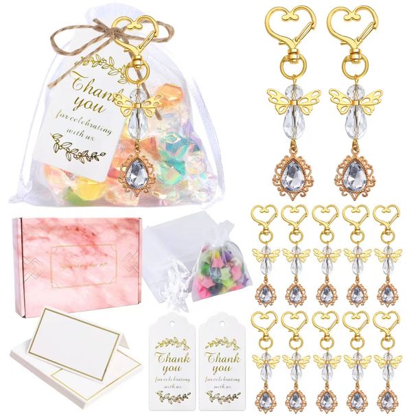 Home Garden Creative New Guardian Angel Love Keychain Pendant Wedding Season Seat Card Thank You Gift Souvenir_ipsvogv.com