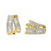 Women's Jewelry Personalized Multi Layer Lines High End Design Micro Inlaid Zircon Half Circle Earrings Temperament Accessories_ipsvogv.com