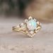 Sanjie Light Luxury Style S Silver Plated Australia Treasure Edge White Diamond Ring Women's Fashion Crown Jewelry_ipsvogv.com