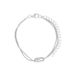 Fashion Stainless Steel Knot Couple Bracelets Gold Plated Niche Simple Versatile Jewelry_ipsvogv.com