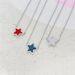 Jae's Temperament, Fashion, Colorful Crystal Teeth, Star Necklace, Jewelry Style, Geometric Platinum, Five Pointed Star,_ipsvogv.com