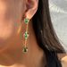 Women’s Jewelry Set Fashion Niche INS Titanium Steel VINTAGE Pearl Chalcedony Exquisite Earrings_ipsvogv.com