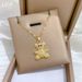 Titanium Steel 【 】 Five Pointed Star Teddy Bear Light Luxury Temperament Gorgeous Full Diamond Necklace Women's 【 】_ipsvogv.com