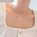 New Pure Silver Necklace, Simple And Versatile Accessories, Natural Freshwater Pearls, Smiling Collarbone Chain, Women's_ipsvogv.com