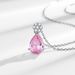 tikto Live Broadcast Hot Sale Light Luxury Premium Female Colorful Treasure Personality Pink Diamond Water Drop_ipsvogv.com