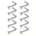 Women's Jewelry Nose Studs Ear Studs 60 Pcs/box 1.8mm Stainless Steel With Diamonds Mixed Sizes 1.5/2.0/2.5 Mixed Color Lip Studs_ipsvogv.com