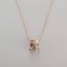 Of Love Three Color Three Ring Luck Bead Necklace Female Element Crystal Clavicle Chain_ipsvogv.com
