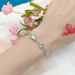 Unisex Jewelry Wholesale Summer New Bracelet Women's Silver Jewelry Attachment Sweet Flower Crystal Bracelet_ipsvogv.com