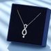 Crystal Elements Eternal Love Tassel Long Necklace For Women High End Sweater Chain_ipsvogv.com