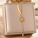 New Daisy Titanium Steel For Women, Not Fading, Light Luxury Design, Collarbone Chain, Fashionable Necklace Accessories,_ipsvogv.com