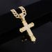 Unisex Cross Diamond Alloy Pendant Men's Personality Trend Hip Hop Cuban Chain_ipsvogv.com