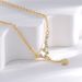 Summer Niche Design Anklet For Women, Gold Micro Inlaid Zircon Big Dipper Simple Style Foot Ornament_ipsvogv.com