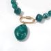 Ins Fashion Simple Niche Geometric Versatile Creative Two Color Beaded Retro Necklace Female_ipsvogv.com