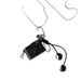 Luminous Lace Ribbon Camera Necklace Light Luxury Niche Sweater Chain Fashion Design Sense Jewry For Women High-end_ipsvogv.com